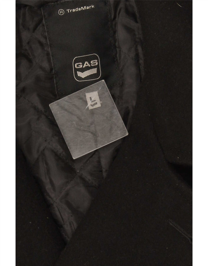 Cappotto doppiopetto da uomo Gas UK 40 grande nero