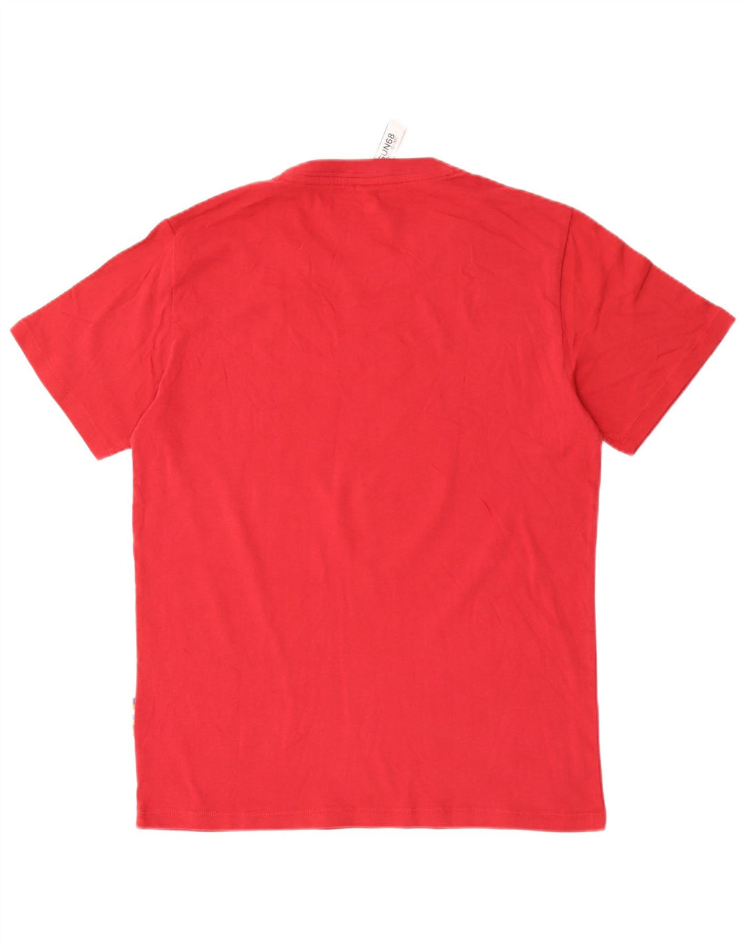 T-shirt grafica da uomo Sun68 Top grande in cotone rosso