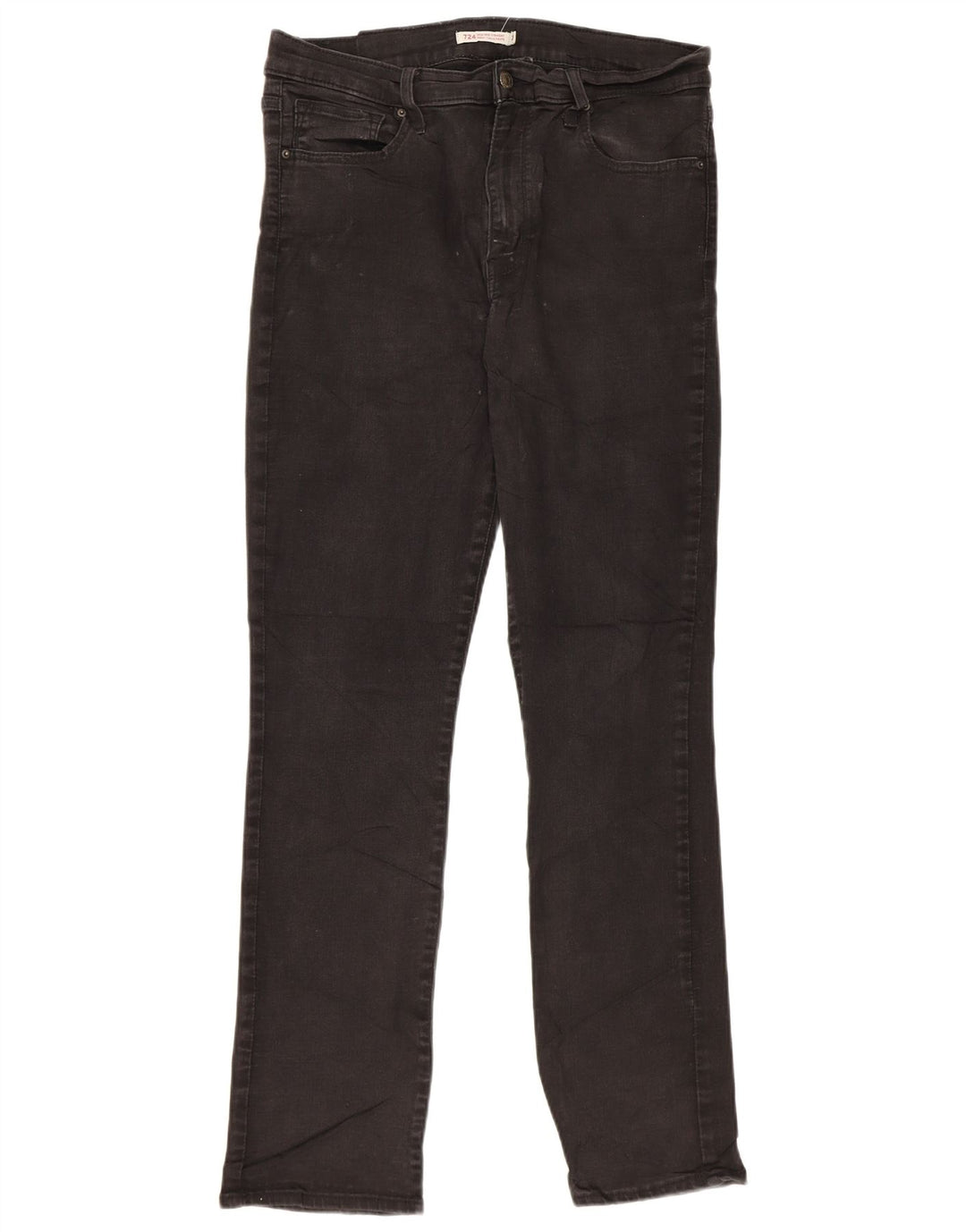 Jeans Levi's da donna 724 a vita alta bootcut W32 L32 neri