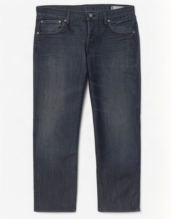 Levi's Mens 501 Straight Jeans W36 L27 Navy Blue Cotton