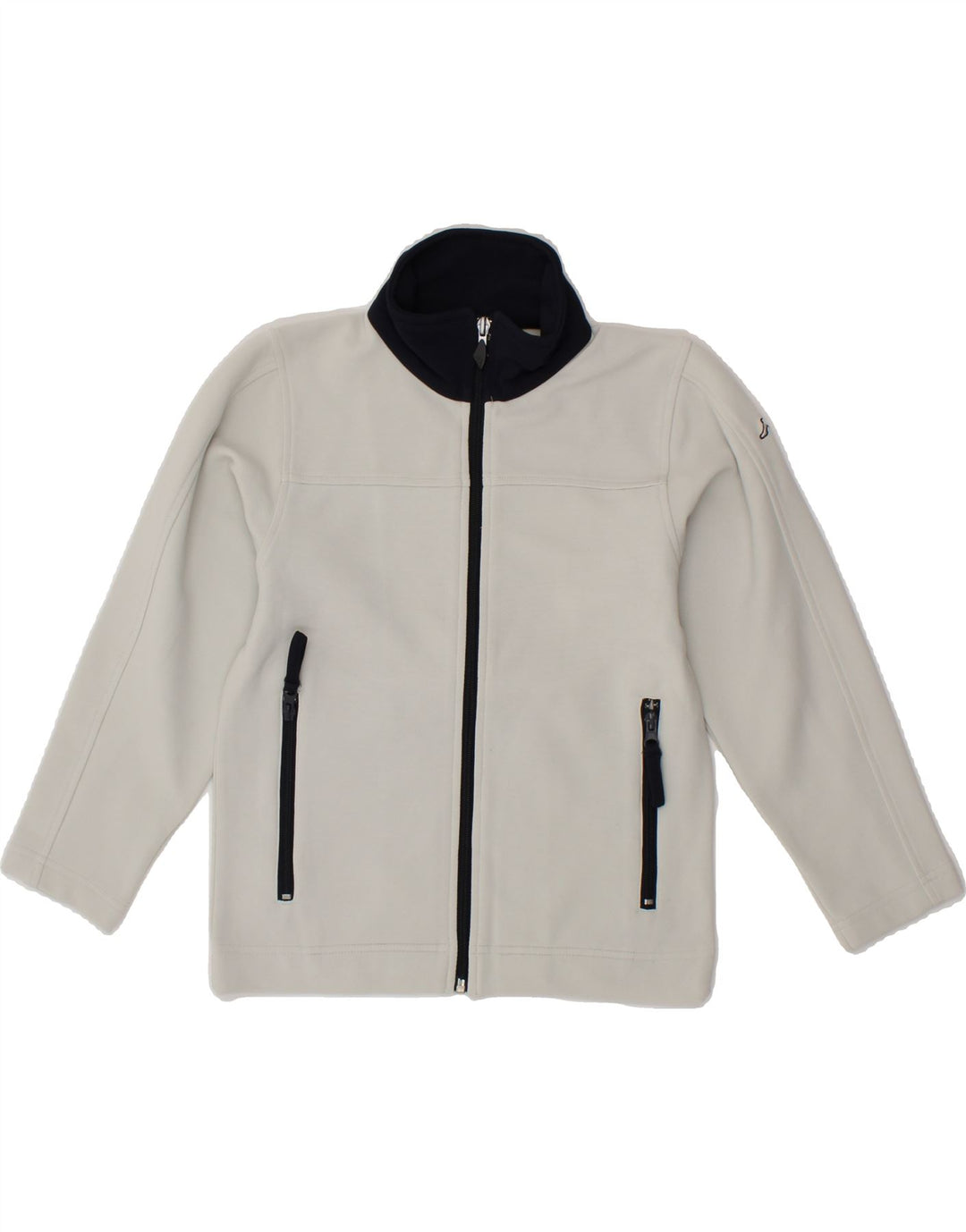 KAPPA Boys Tracksuit Top Jacket 9-10 Years Large Grey Polyester Vintage Kappa and Second-Hand Kappa from Messina Hembry 