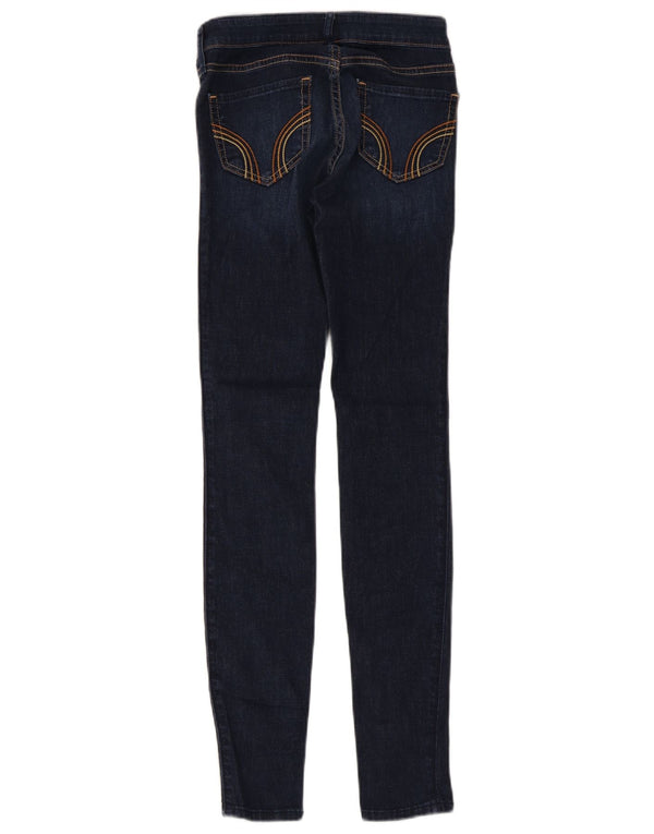 Jeans Jegging Hollister da donna W23 L29 cotone blu navy