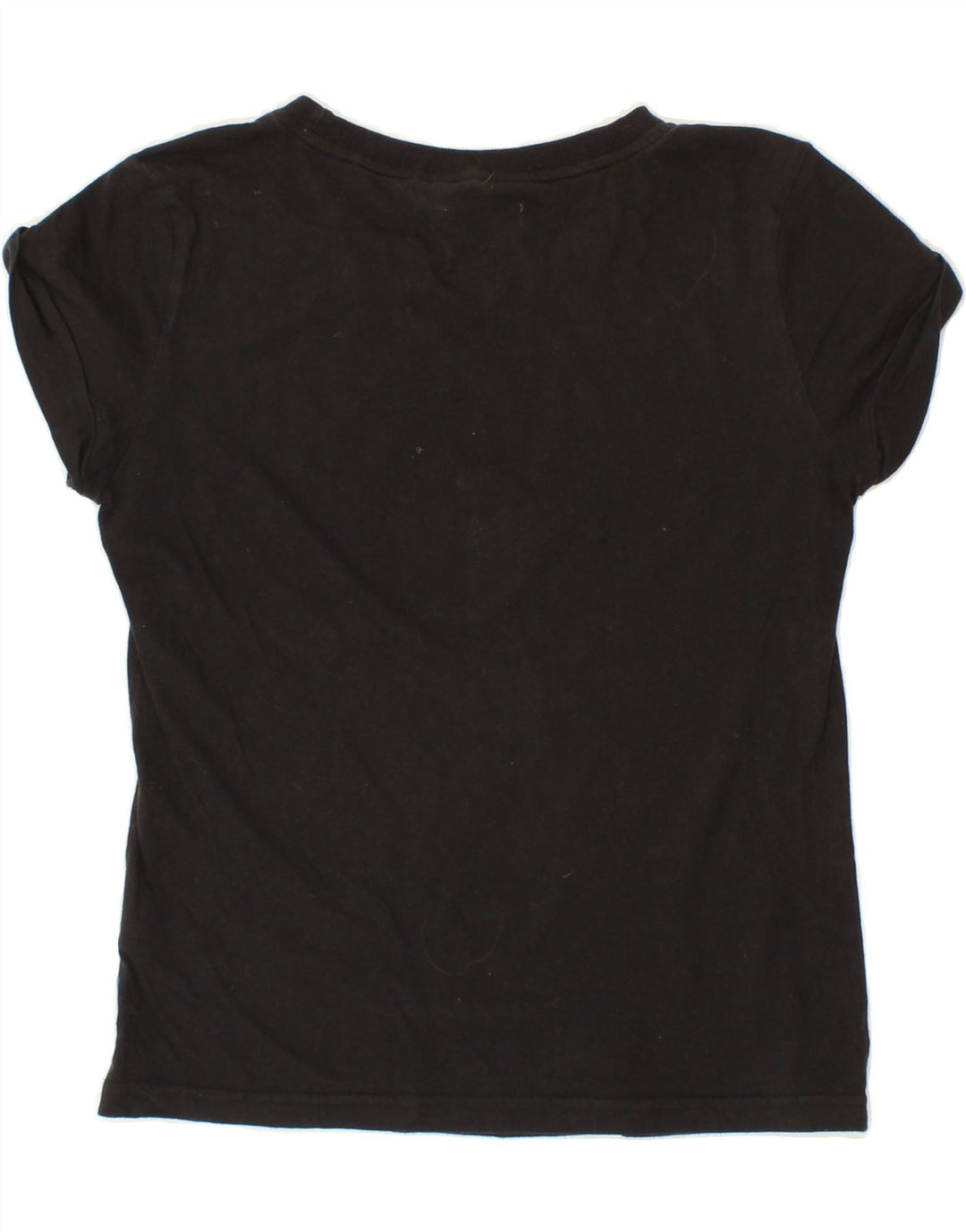 ADIDAS Womens Graphic T-Shirt Top EU 38 Small Black Cotton Vintage Adidas and Second-Hand Adidas from Messina Hembry 