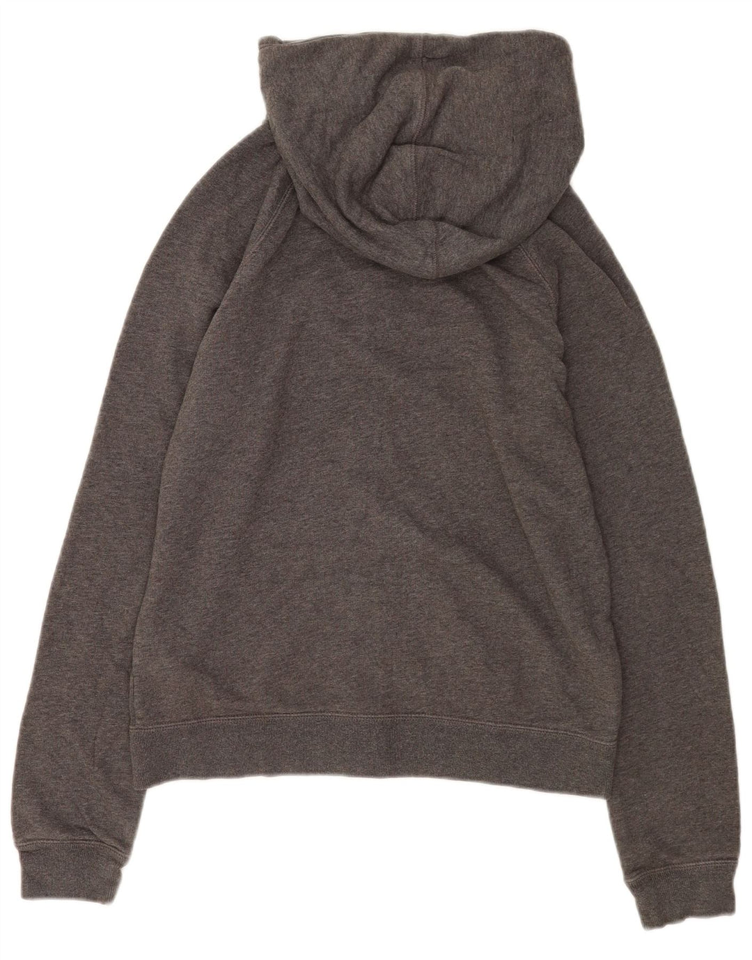 Felpa con cappuccio e zip da donna Nike UK 14 Cotone grigio medio