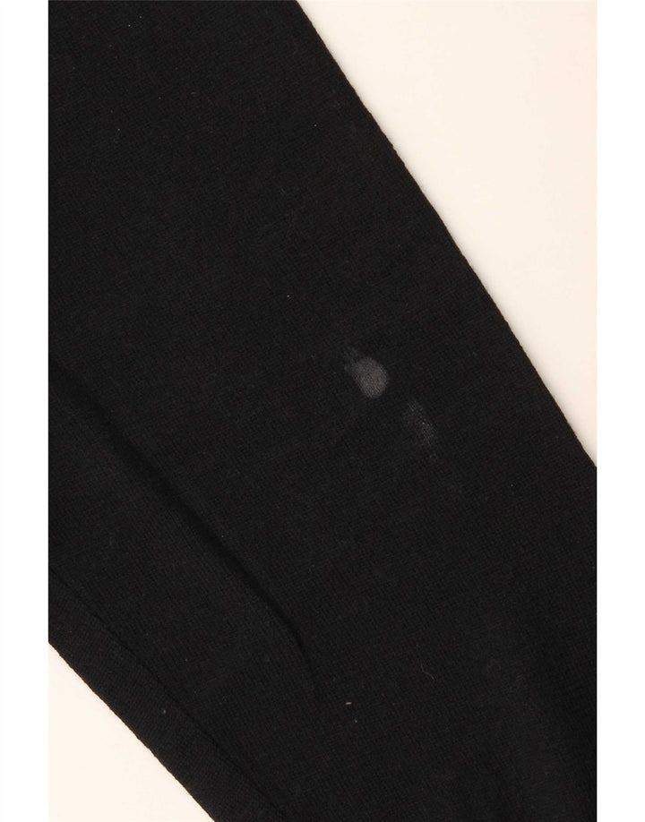 Maglione Trussardi Jeans Uomo Scollo a V XL Lana Nera