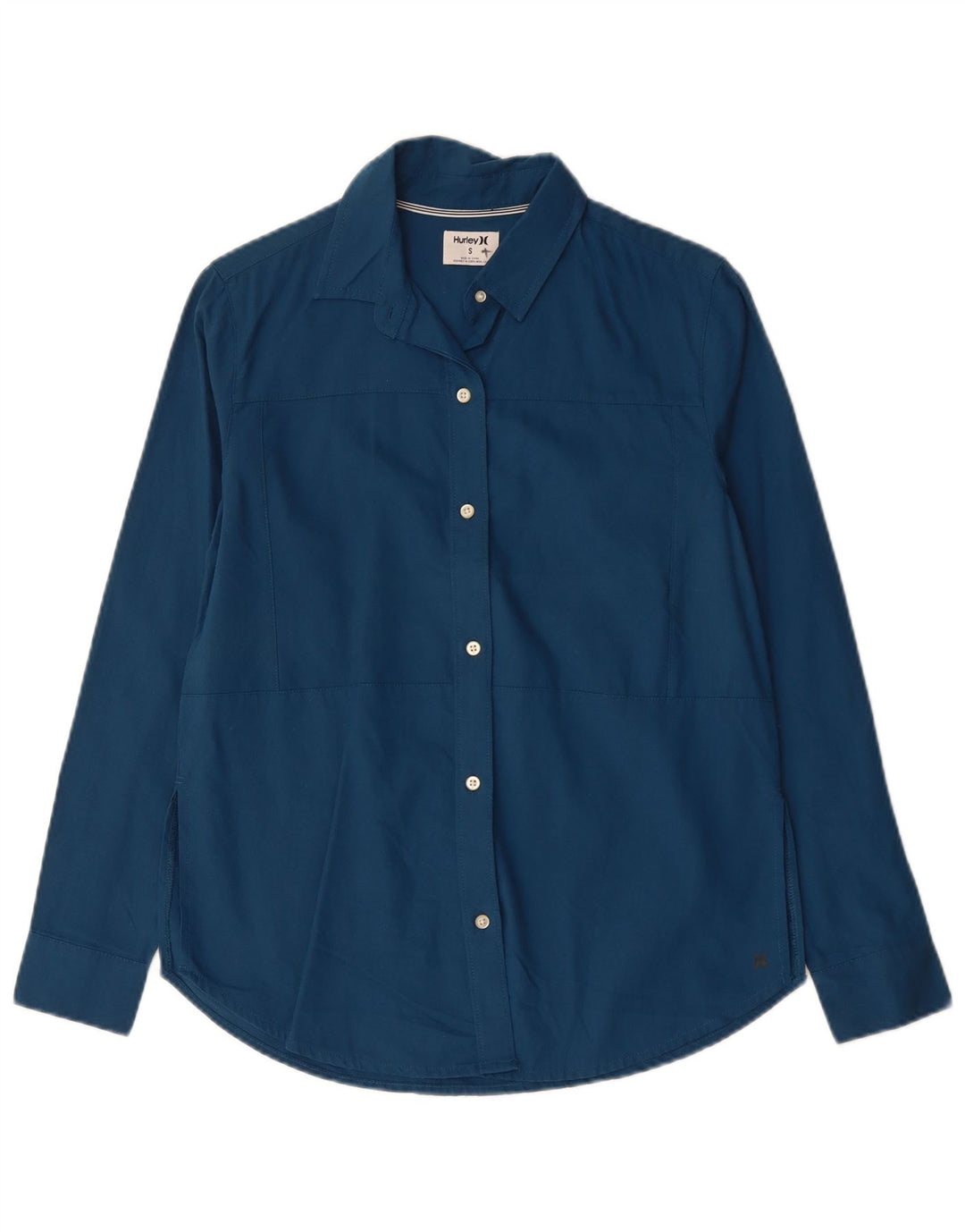 Maglietta Hurley da donna UK 10 Small Blu in poliestere
