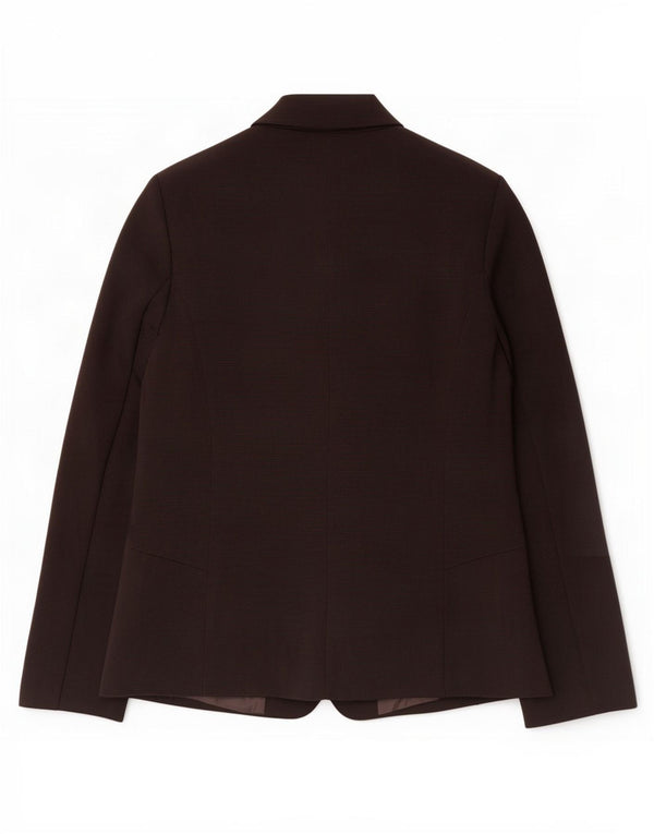 Giacca blazer aperta da donna Oasis UK 14 poliestere gessato medio nero