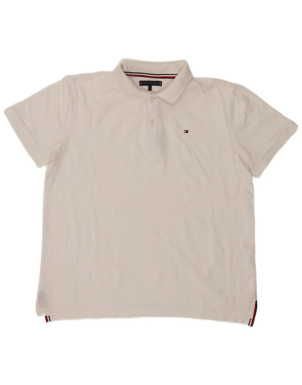 Polo Tommy Hilfiger da ragazzo 15-16 anni bianca