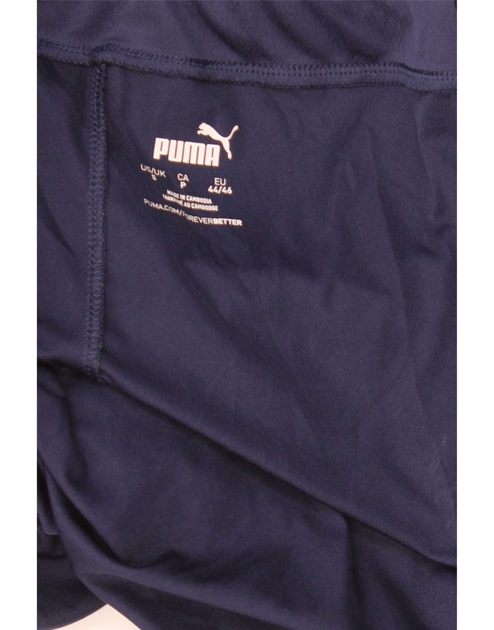 Pantaloncini sportivi da uomo Puma Small blu navy color block