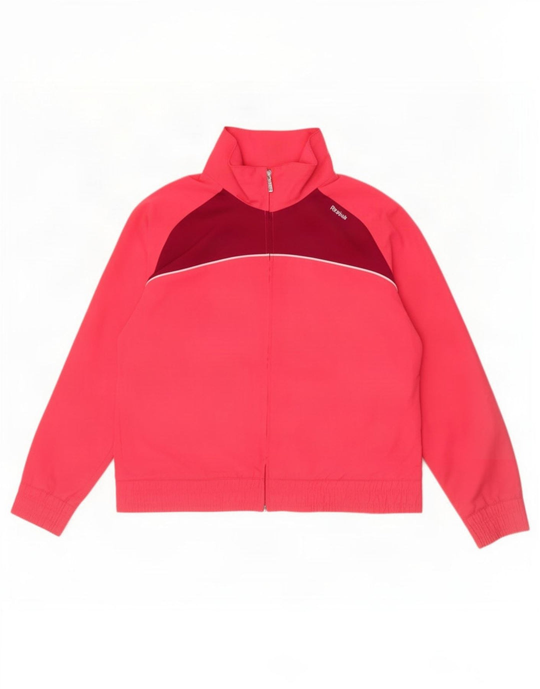 Giacca da tuta da donna Reebok UK 18 XL Poliestere color block rosa