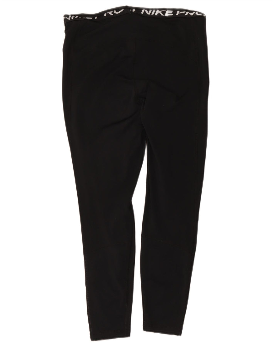 Leggings grafici Nike Dri Fit Crop da donna UK 14 Large Nero Poliestere
