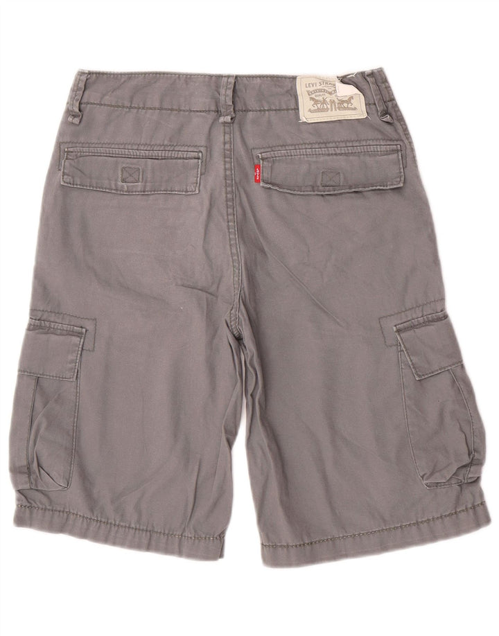 Pantaloncini cargo Levi's per ragazzi 13-14 anni W27 in cotone grigio