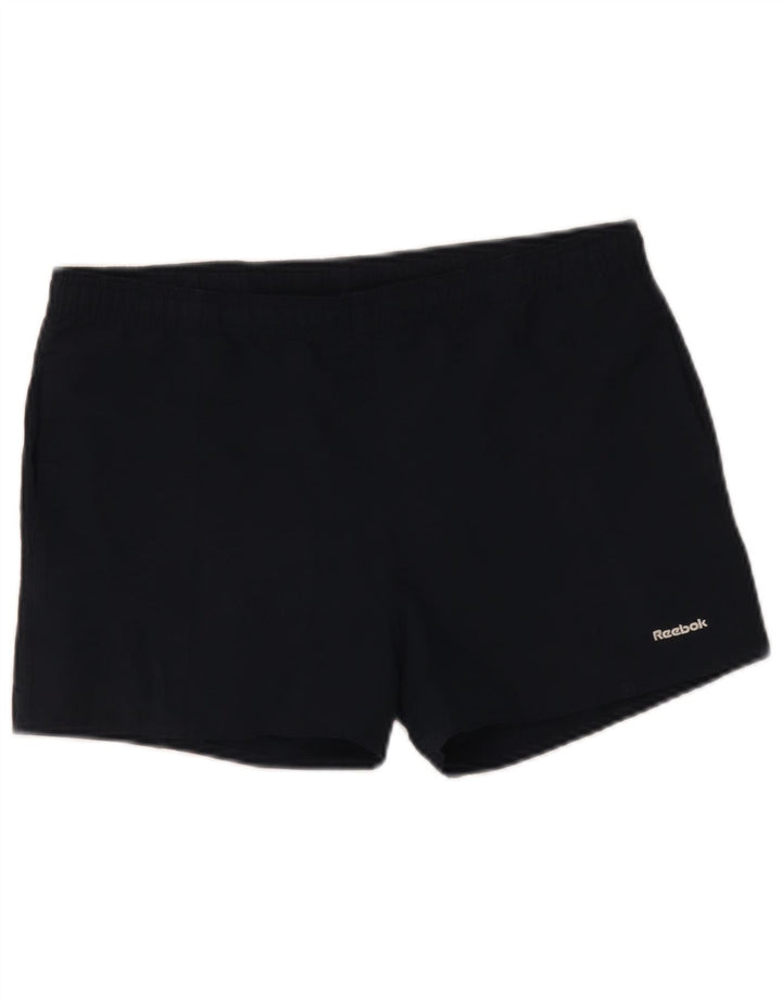 Pantaloncini sportivi Reebok da uomo medio blu navy