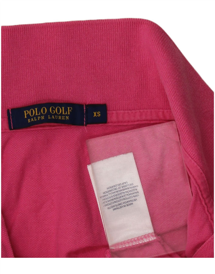 POLO RALPH LAUREN Polo da donna UK 6 XS Cotone rosa