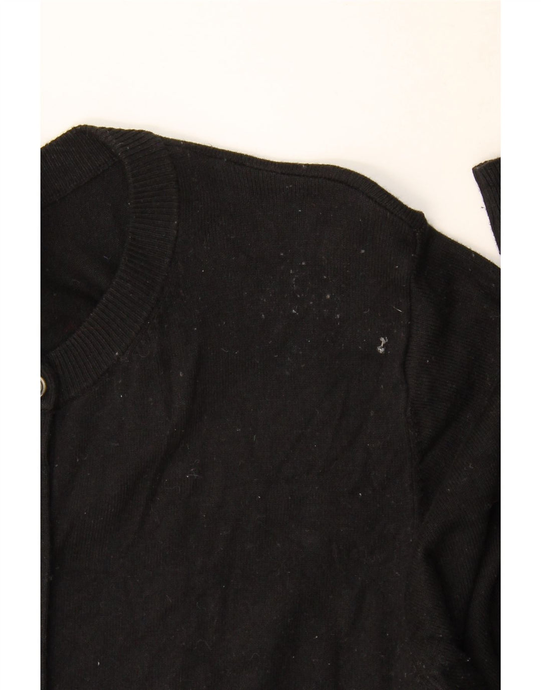 Maglione cardigan da donna Marks & Spencer UK 12 viscosa nera media