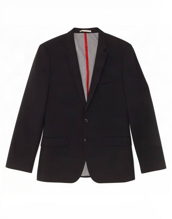 Giacca blazer a 2 bottoni da uomo Zara UK 38 Poliestere grigio medio