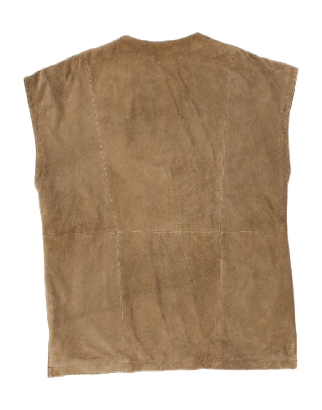 GARDEUR Womens Oversized Suede Gilet IT 42 Medium Brown Leather Vintage GARDEUR and Second-Hand GARDEUR from Messina Hembry 