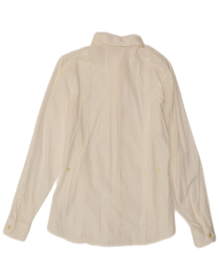 Camicia Donna Benetton IT 42 Cotone Bianco Medio