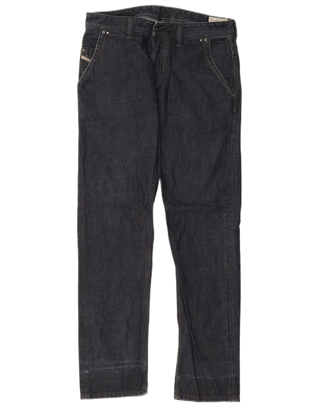 Jeans dritti slim regolari da uomo Diesel Bhetto W31 L32 cotone blu