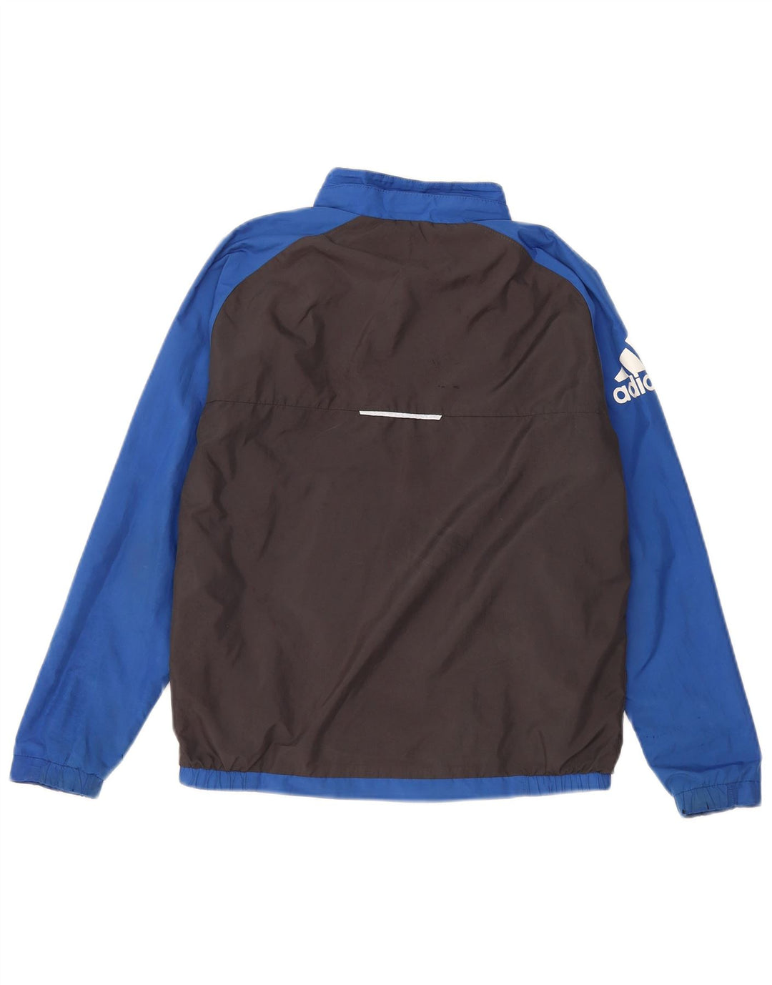 Giacca a vento Adidas da ragazzo 9-10 anni in poliestere color block nero