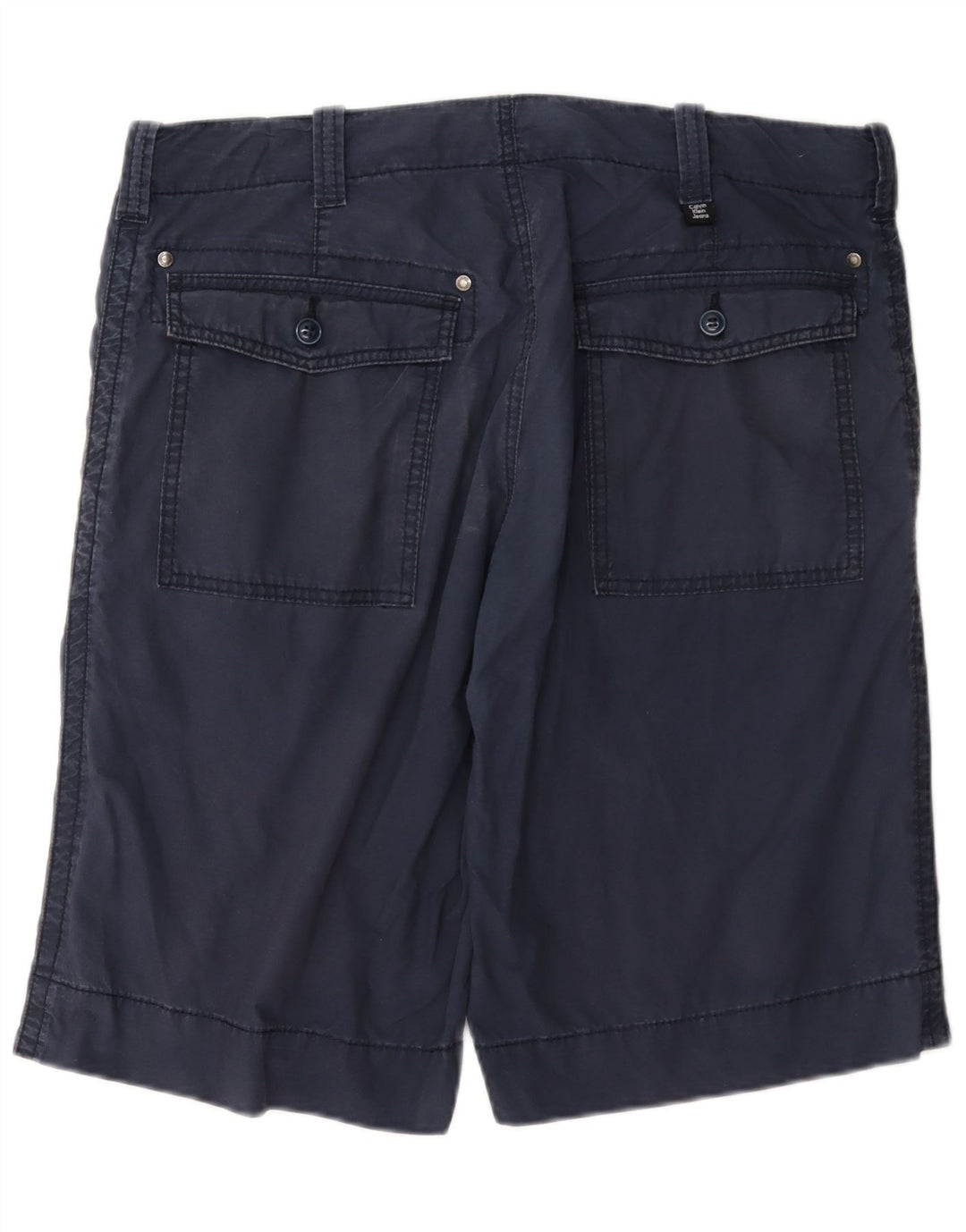 Pantaloncini chino da uomo Calvin Klein W32 cotone blu navy medio