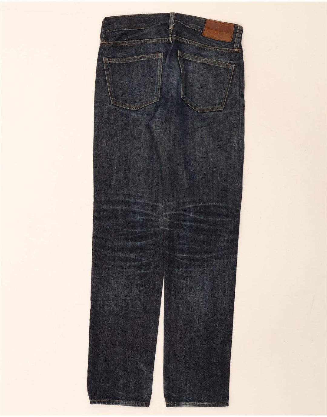 J. CREW Jeans dritti da uomo 770 W29 L32 Blu navy
