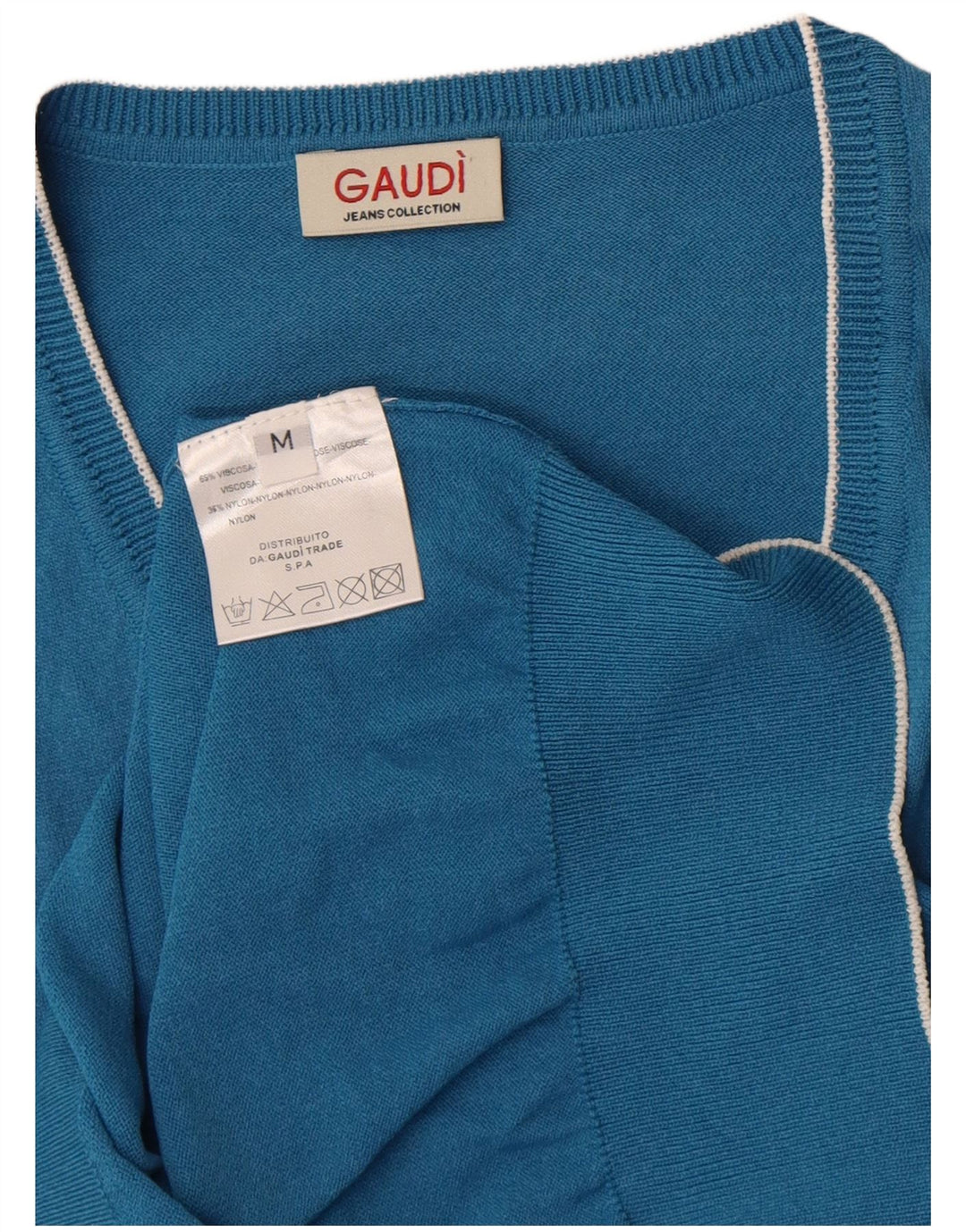 Canottiera da uomo Gaudi in viscosa blu medio