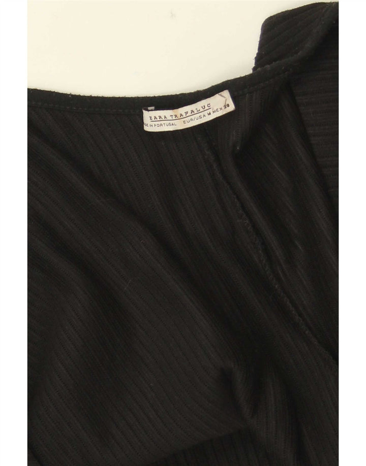 Top cardigan poncho Zara da donna Trafaluc UK 12 medio nero
