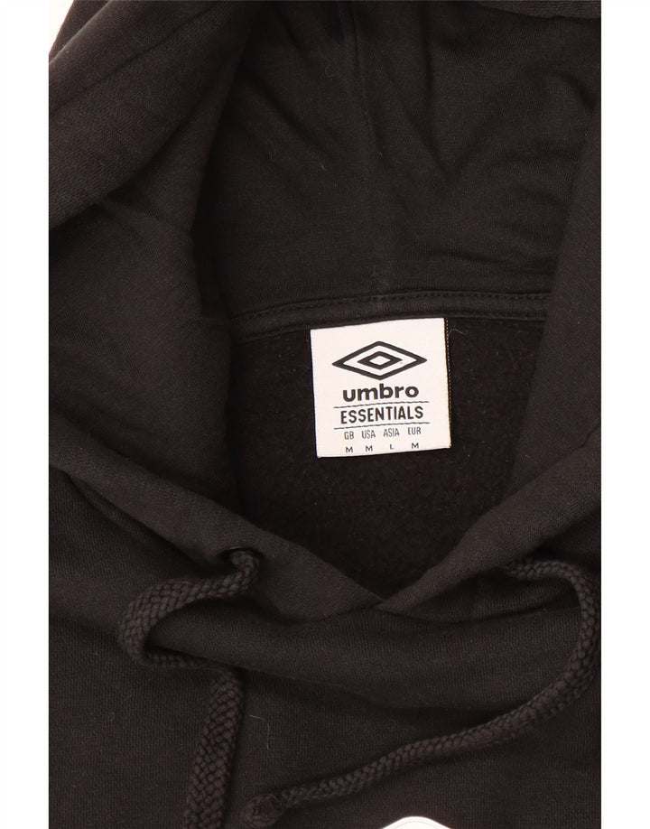 Felpa con cappuccio grafica da uomo Umbro media nera