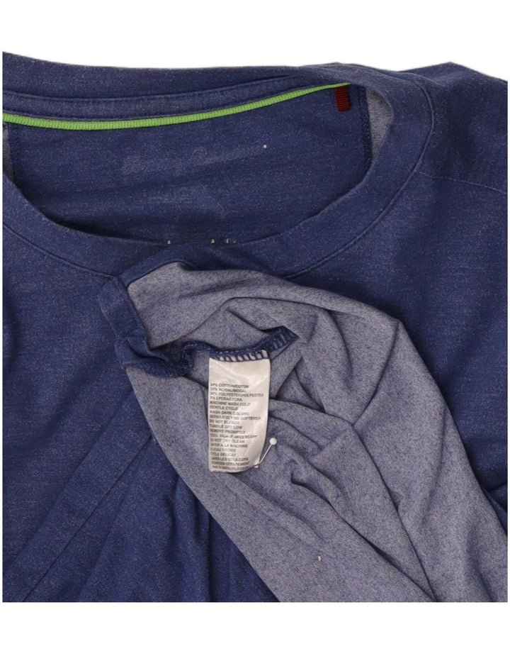 TOMMY BAHAMA Mens T-Shirt Top Medium Blue Cotton Vintage Tommy Bahama and Second-Hand Tommy Bahama from Messina Hembry 