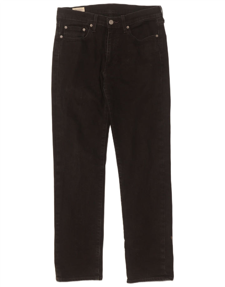 Jeans dritti da uomo Levi's W30 L32 cotone nero