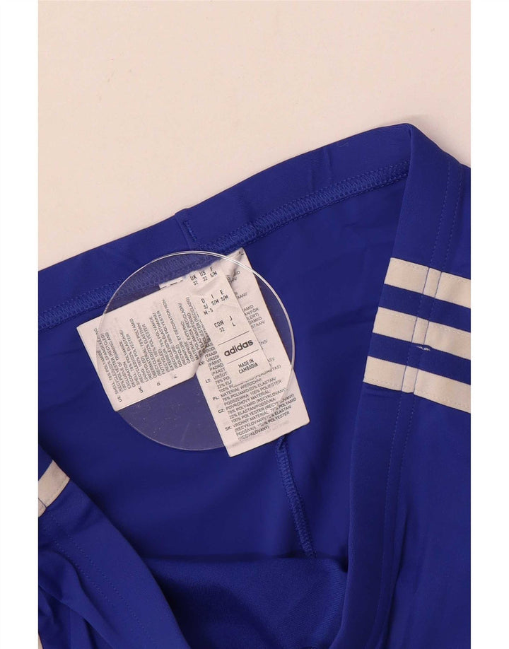 Pantaloncini sportivi da uomo Adidas Small blu in poliammide