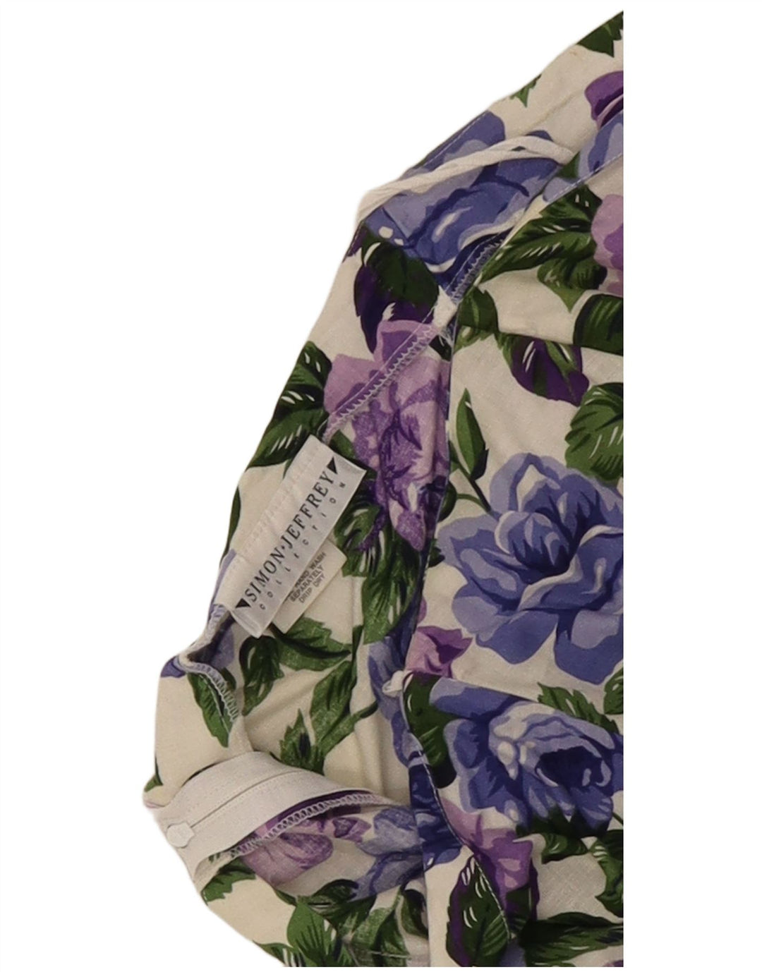 Abito senza spalline da donna Simon Jeffrey UK 16 Grande motivo floreale multicolore