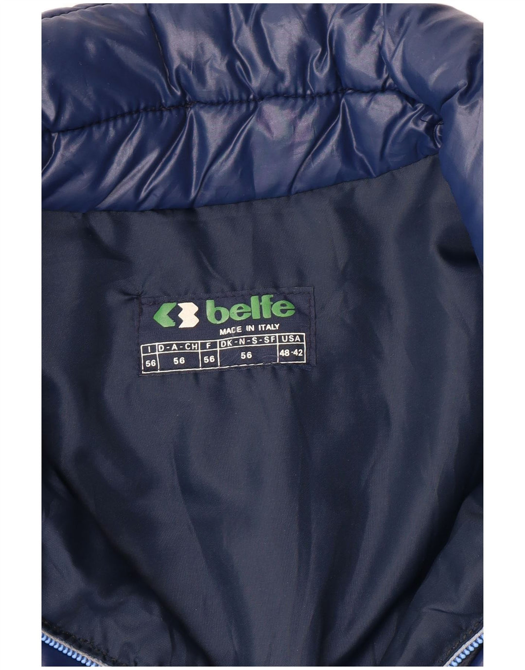 Giacca imbottita da uomo Belfe IT 56 3XL Blu Colourblock