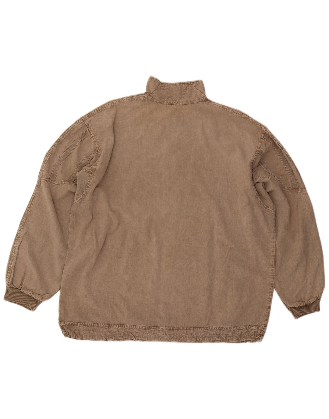 Top Chewan da uomo con zip e collo a maniche lunghe XL grigio