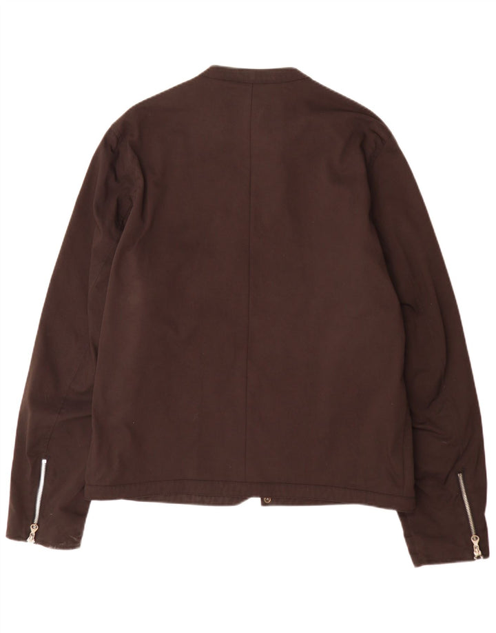 Giubbotto bomber da uomo Diesel UK 40 Large in nylon marrone