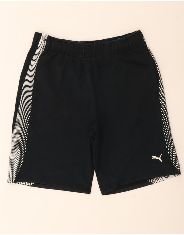 Pantaloncini sportivi da uomo Puma Large neri geometrici
