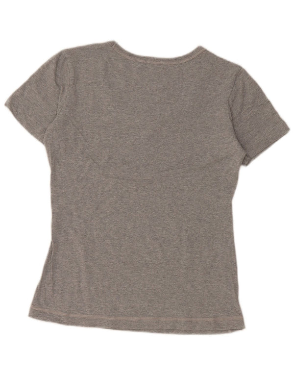 T-shirt grafica da donna CHAMPION Top UK 12 Grigio medio