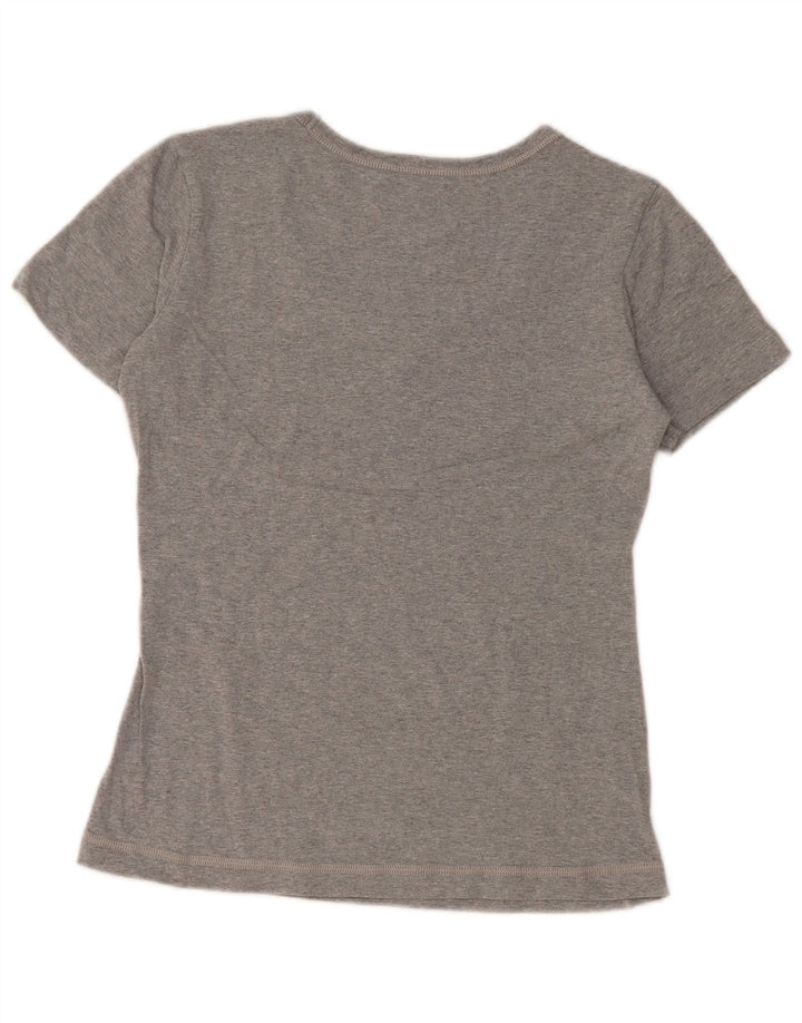 T-shirt grafica da donna CHAMPION Top UK 12 Grigio medio