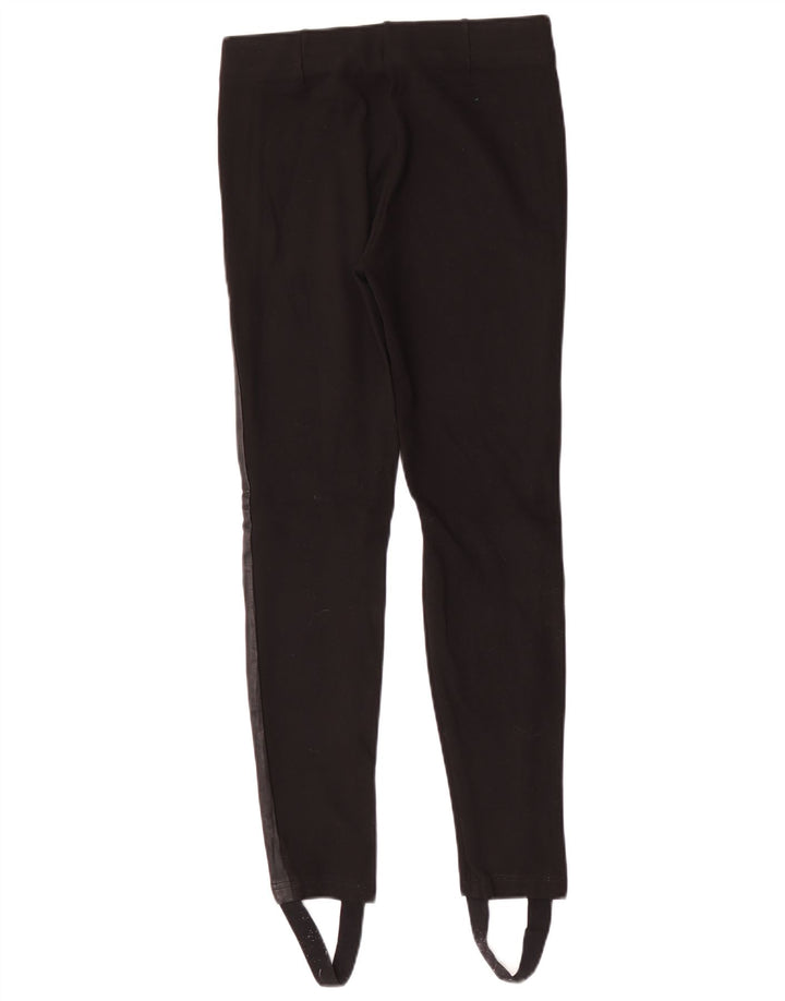 Leggings con staffa Zara Trafaluc da donna UK 12 viscosa nera media