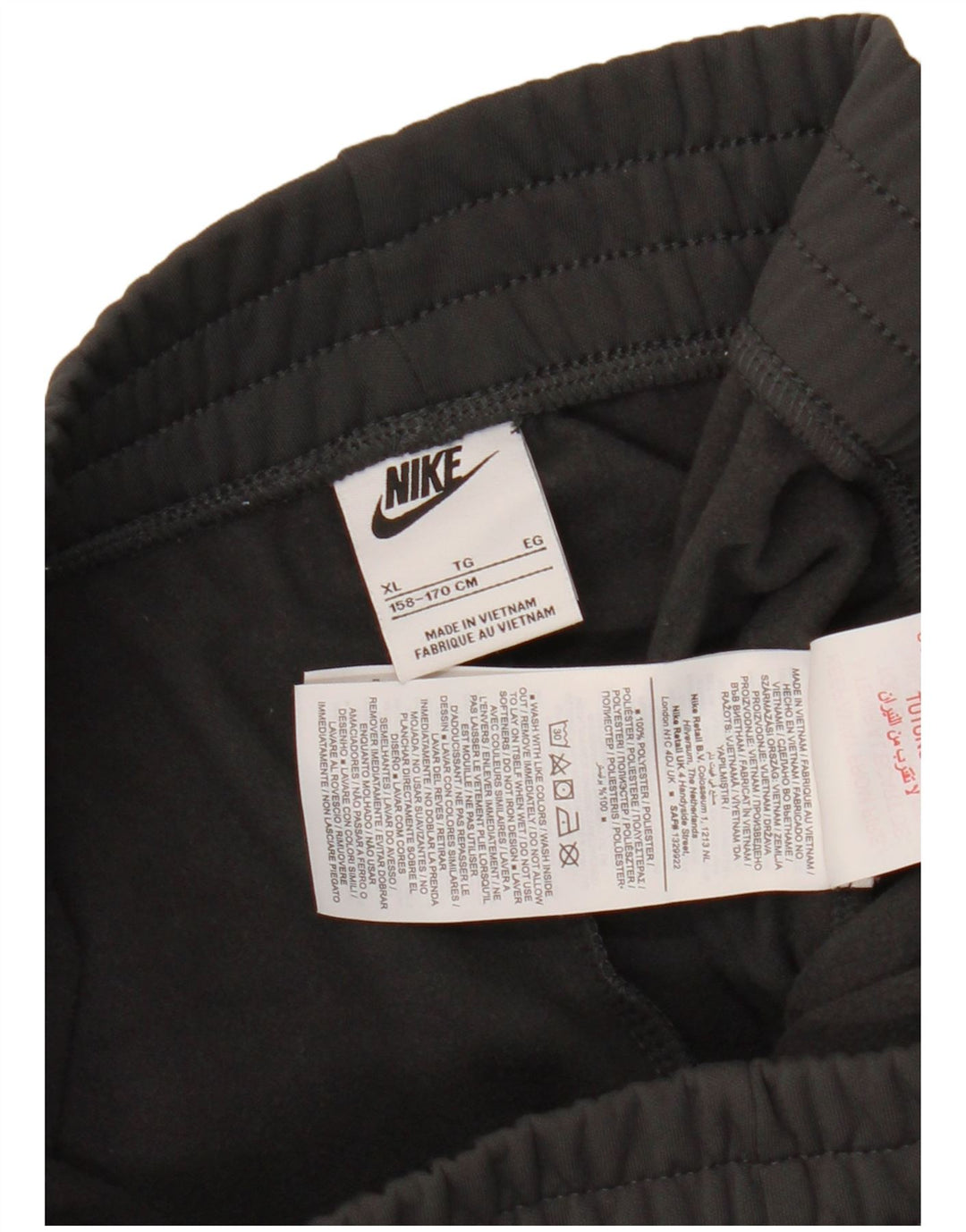 Pantaloni da tuta da ragazzo Nike Joggers 13-14 anni XL Poliestere grigio