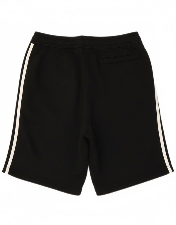 Pantaloncini sportivi Adidas da uomo Manchester United piccoli in cotone nero