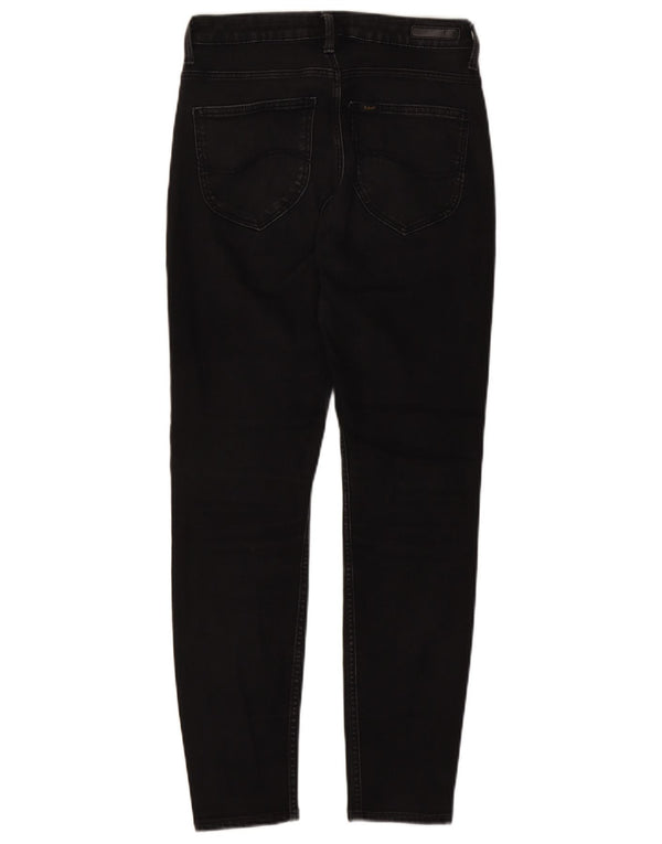 Jeans Lee Scarlett alti skinny da donna W30 L28 cotone nero