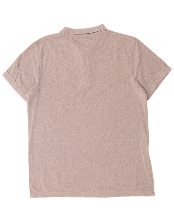 Polo da uomo RIFLE XL in cotone grigio