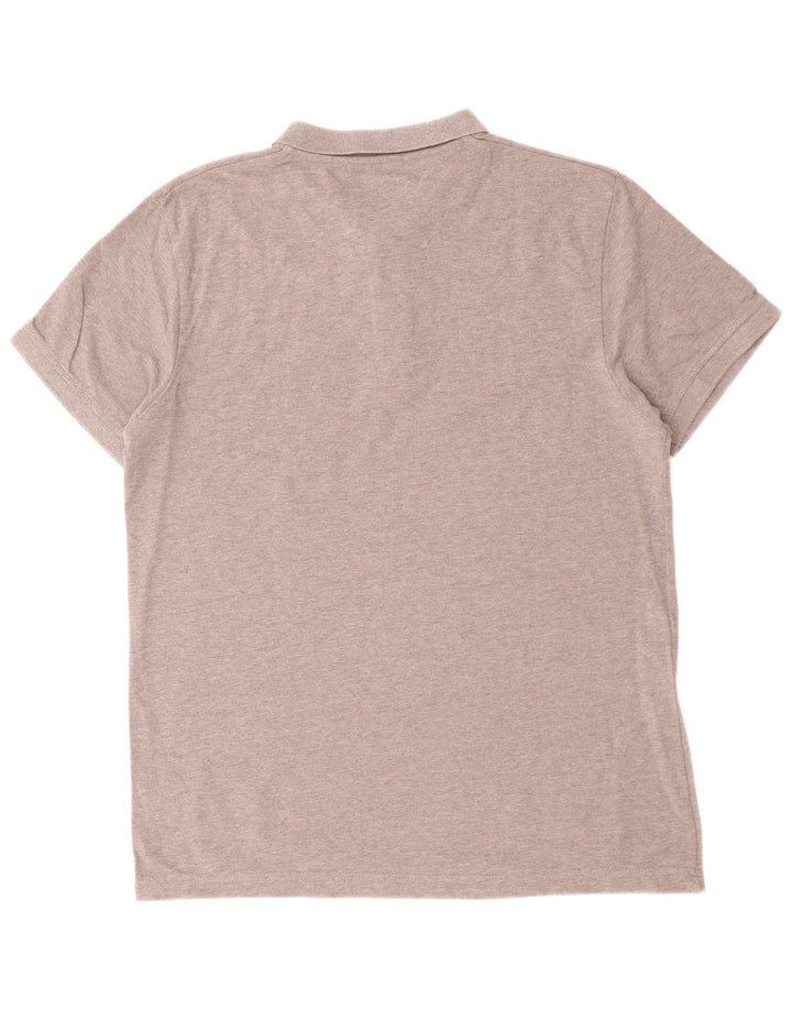 Polo da uomo RIFLE XL in cotone grigio