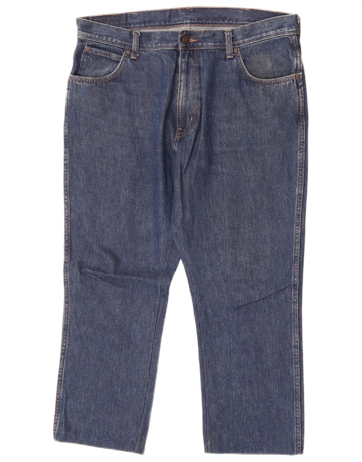 Jeans cropped da donna Wrangler vestibilità regolare W38 L26 cotone blu