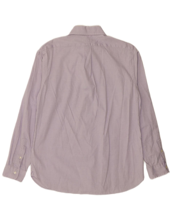 Camicia da uomo Polo Ralph Lauren taglia 16 grande cotone viola