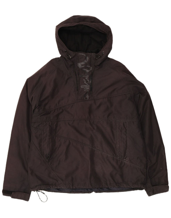 Giacca a vento Quiksilver da uomo con pullover grafico UK 40 grande nera