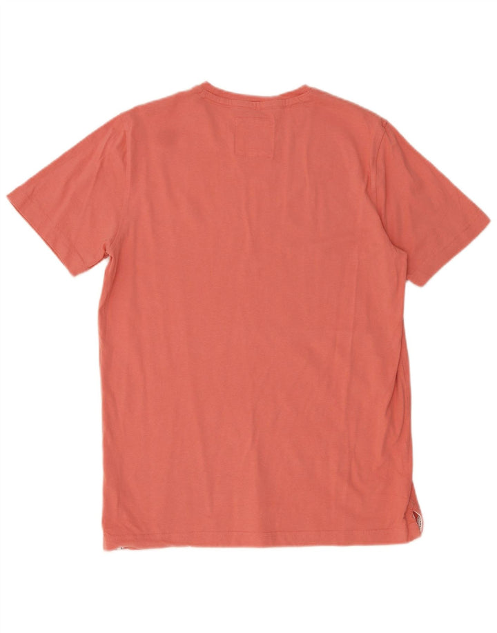 Crew Clothing T-shirt da uomo Top in cotone rosa medio