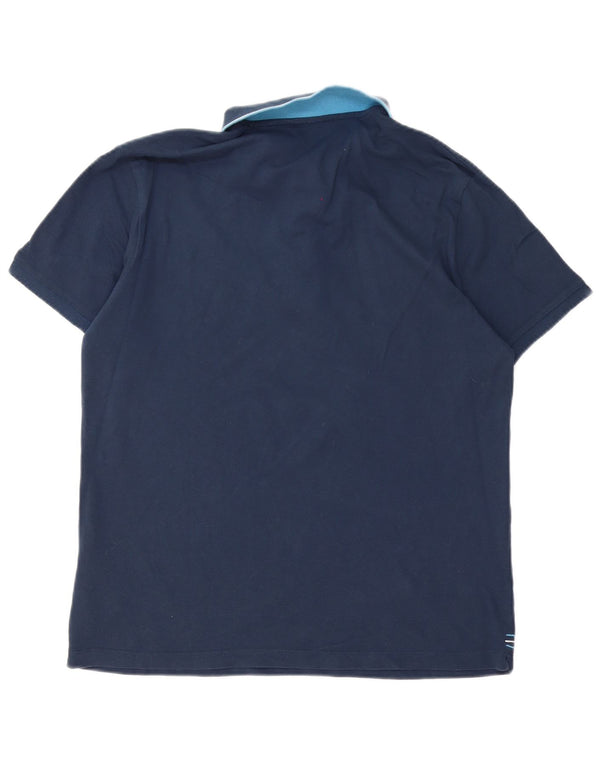Polo da uomo Gas XL in cotone blu navy